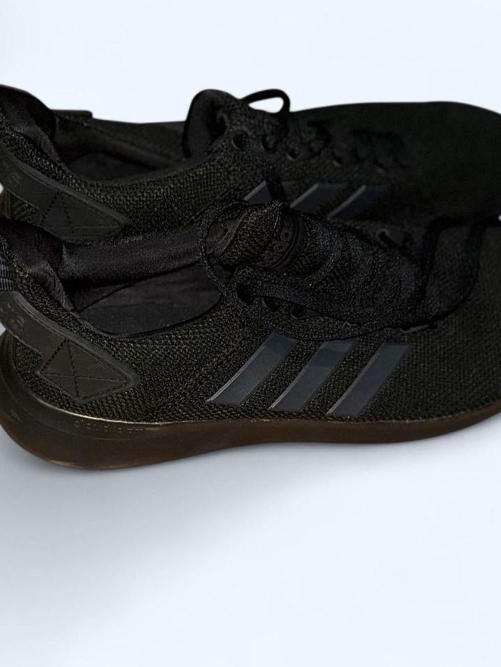 adidas Women's All-Black Knit Athletic Sneakers